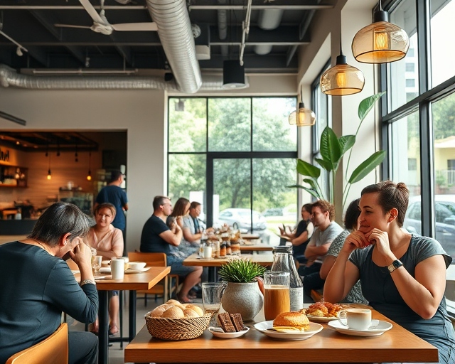 Popular cafe choices for coffee and casual dining